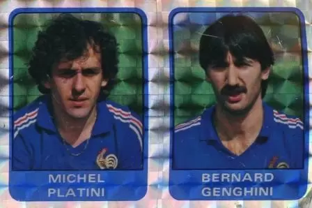 Football 85 en Images - Michel Platini / Bernard Genghini