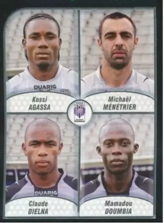 Foot 2010 - Championnat de France de L1 et L2 - Kossi Agassa / Michaël Ménétrier / Claude Dielna / Mamadou Doumbia - FC Istres Ouest Provence