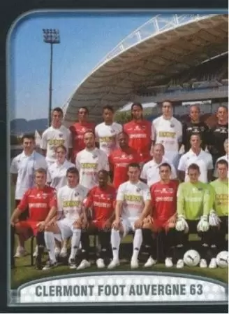 Foot 2010 - Championnat de France de L1 et L2 - Equipe (puzzle 1) - Clermont foot Auvergne 63