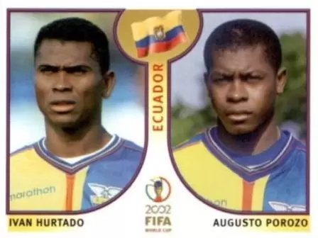 Korea/Japan 2002 World Cup - Ivan Hurtado/Augusto Porozo - Ecuador