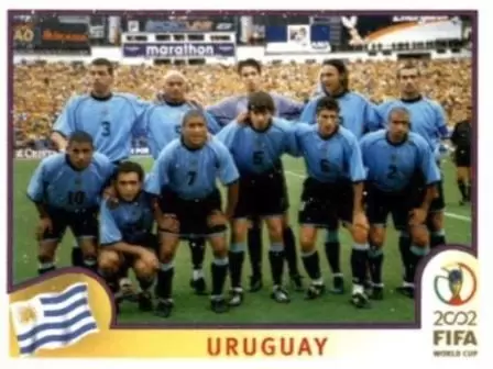 FIFA World Cup Korea/Japan 2002 - Team Photo - Uruguay