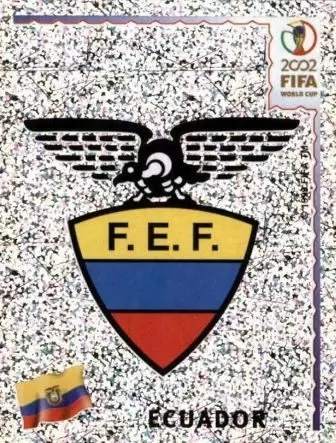 Korea/Japan 2002 World Cup - Team Emblem - Ecuador