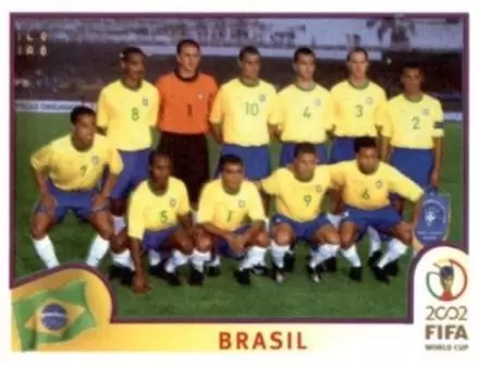 Korea/Japan 2002 World Cup - Team Photo - Brasil