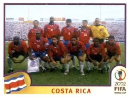 Korea/Japan 2002 World Cup - Team Photo - Costa Rica