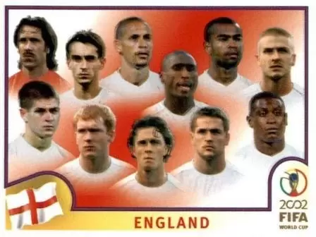 FIFA World Cup Korea/Japan 2002 - Team Photo - England