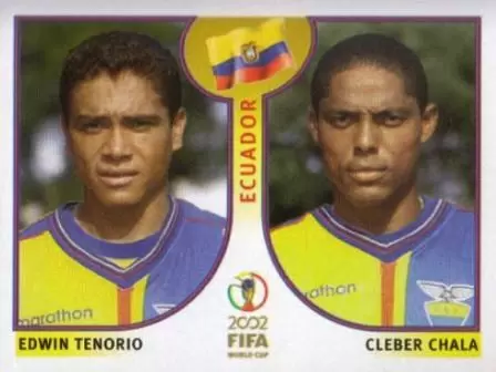 Korea/Japan 2002 World Cup - Edwin Tenorio/Cleber Chala - Ecuador