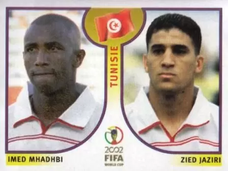 Korea/Japan 2002 World Cup - Imed Mhadhbi/Zied Jaziri - Tunisie