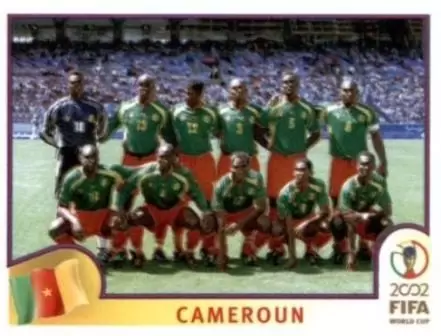 FIFA World Cup Korea/Japan 2002 - Team Photo - Cameroun