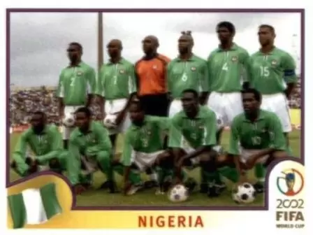 Korea/Japan 2002 World Cup - Team Photo - Nigeria