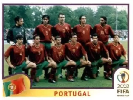 Korea/Japan 2002 World Cup - Team Photo - Portugal