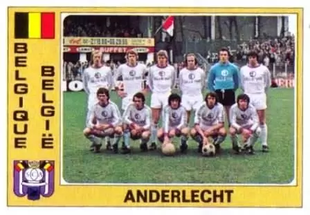 Euro Football 1977 - Anderlecht (Team) - Belgique-Belgie