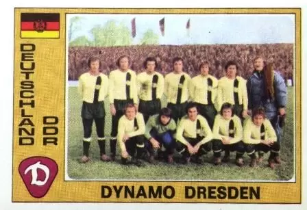 Euro Football 1977 - Dynamo Dresden (Team) - Deutschland (DDR)