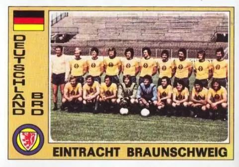 Euro Football 1977 - Eintracht Braunschweig (Team) - Deutschland(BRD)