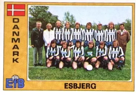 Euro Football 1977 - Esbjerg (Team) - Danmark