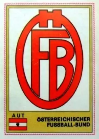 Euro Football 1977 - Football Federation - Österreich