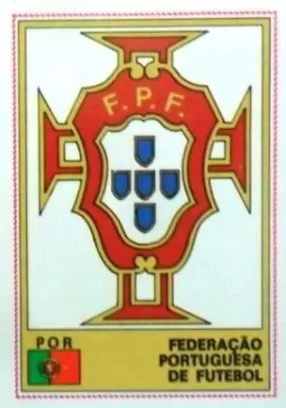 Euro Football 1977 - Football Federation - Portugal