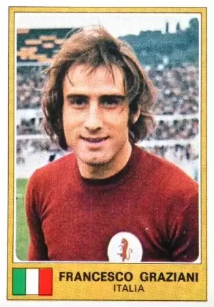Euro Football 1977 - Francesco Graziani - Italia