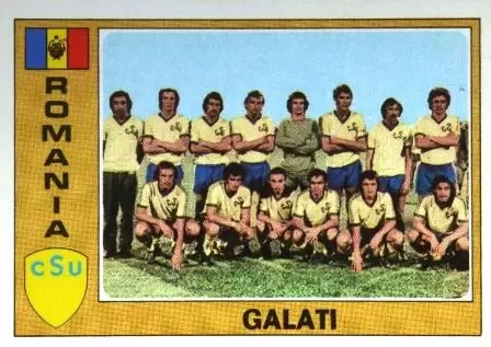Euro Football 1977 - Galati (Team) - Romania