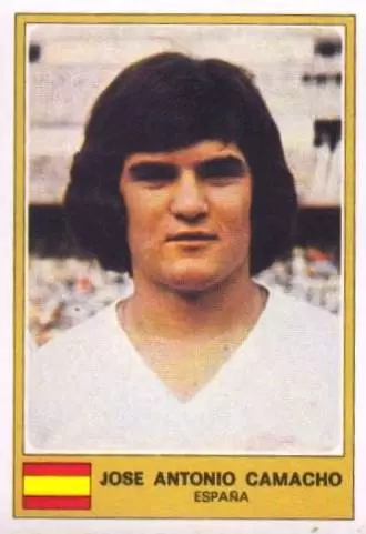 Euro Football 1977 - Jose Antonio Camacho - Espana