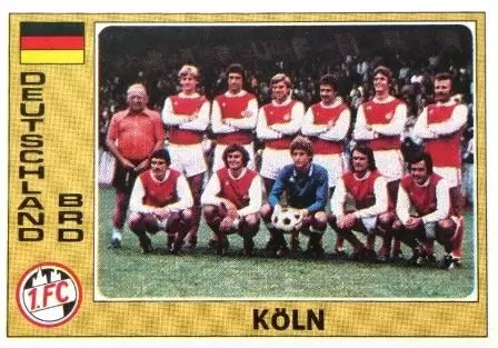 Euro Football 1977 - Köln (Team) - Deutschland (BRD)