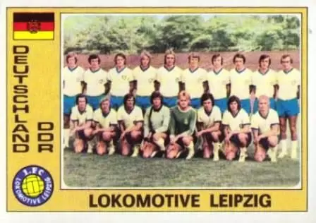 Euro Football 1977 - Lokomotive Leipzig (Team) - Deutschland(DDR)