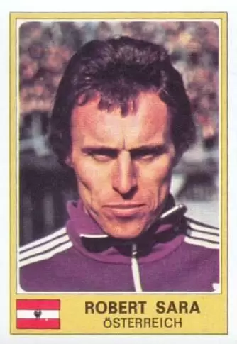 Euro Football 1977 - Robert Sara - Österreich