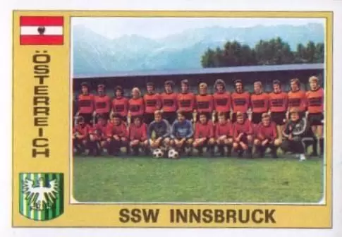 Euro Football 1977 - SSW Innsbruck (Team) - Österreich