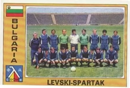 Euro Football 1977 - Levski-Spartak (Team) - Bulgaria