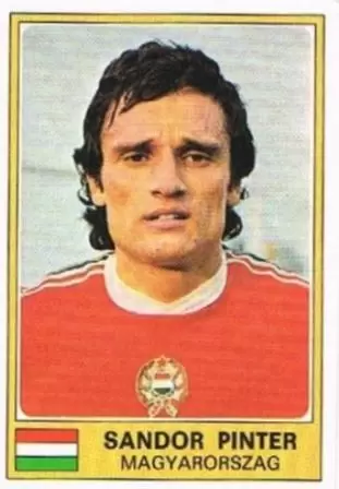Euro Football 1977 - Sandor Pinter - Magyarorszag