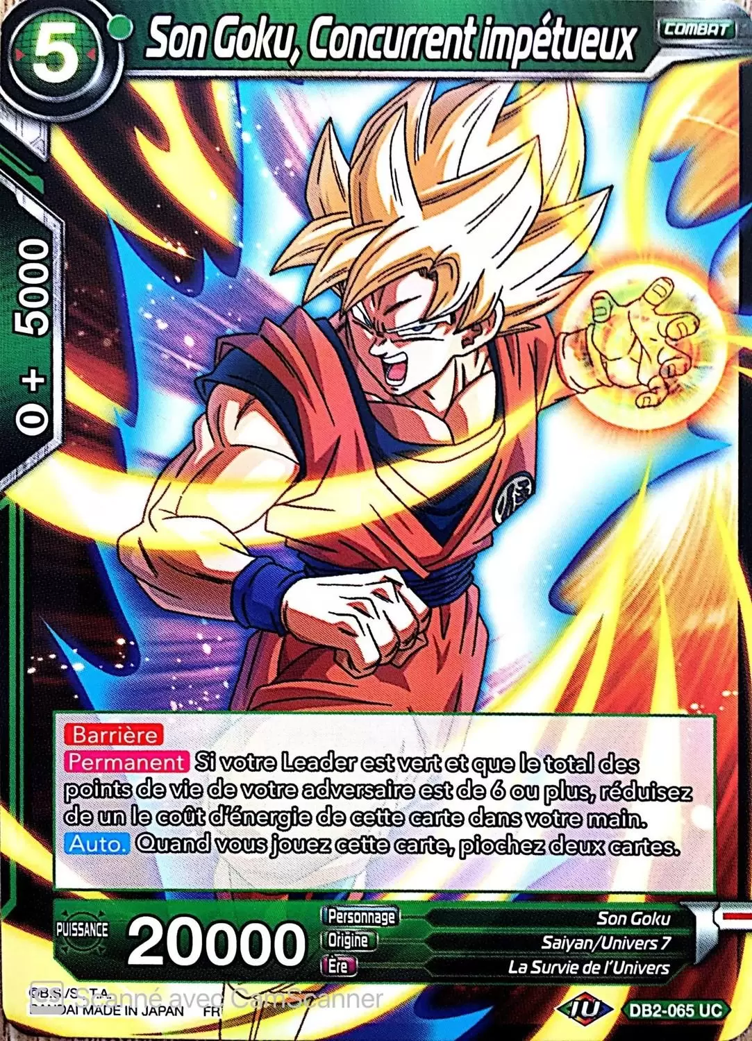 Divine Multiverse [DB2] - Son Goku, Concurrent impétueux