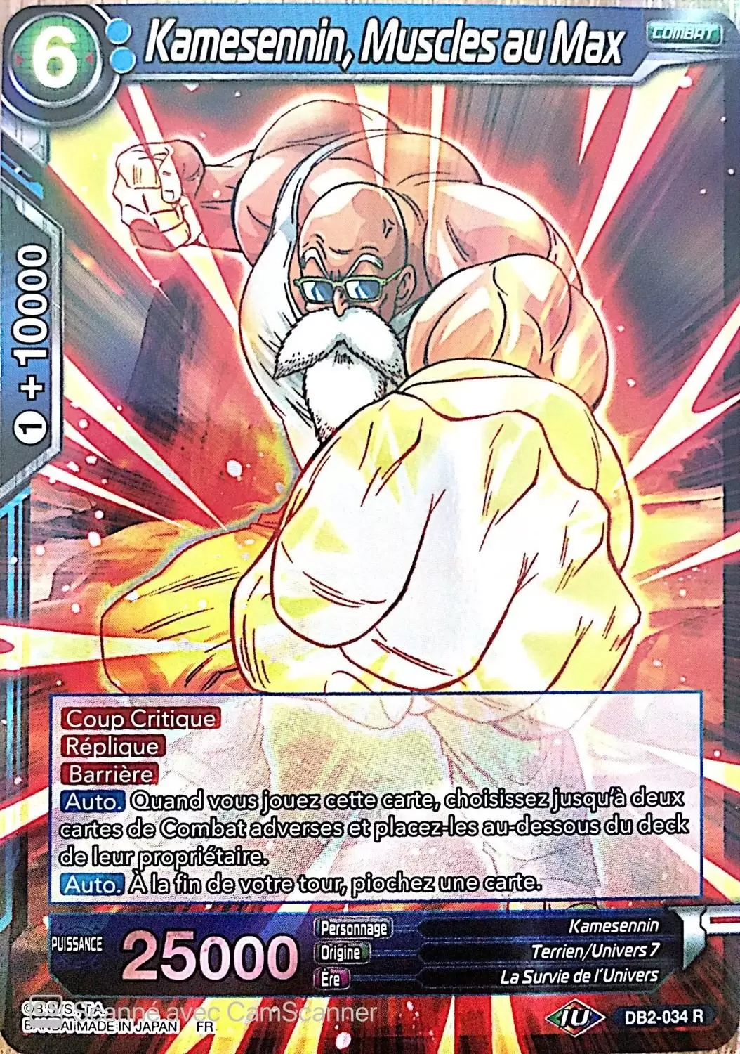 Divine Multiverse [DB2] - Kamesennin, Muscles au Max