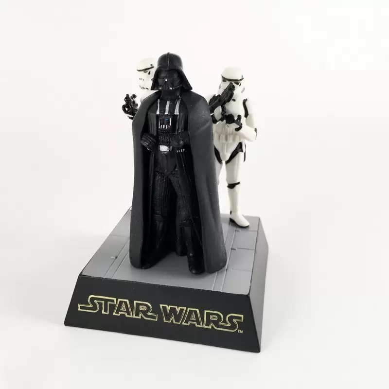 Figurines type lego Sith Dark Vador + 2 stormtroopers star wars