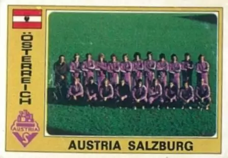 Euro Football 1977 - Austria Salzburg (Team) - Österreich