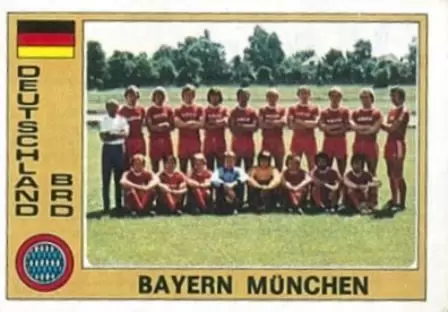 Euro Football 1977 - Bayern Munchen (Team) - Deutschland(BRD)