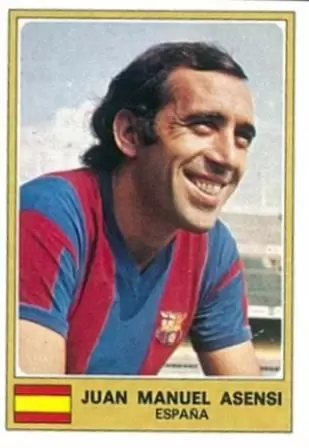 Euro Football 1977 - Juan Manuel Asensi - Espana