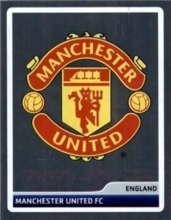 UEFA Champions league 2006-2007 - Manchester United FC Logo - Manchester united (England)
