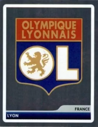 UEFA Champions league 2006-2007 - Olympique Lyonnais Logo - Lyon (France)