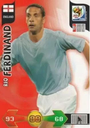 Adrenalyn XL South Africa 2010 - Rio Ferdinand - England