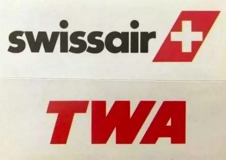 Les Avions - Swissair   ,   Trans World Airlines
