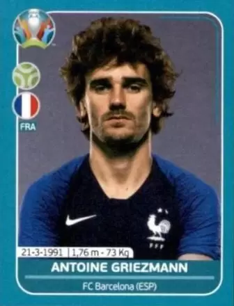 Frankreich Antoine Griezmann Panini EM EURO 2020 Tournament 2021 Sticker 589 