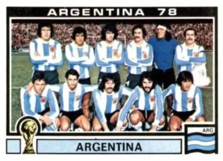 Argentina 78  Argentina #101 World Cup Story Panini Sticker C350 