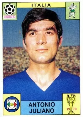 World Cup Story - Antonio Juliano (Italia) - WC 1970