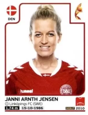 Women\'s Euro 2017 The Netherlands - Janni Arnth Jensen - Denmark