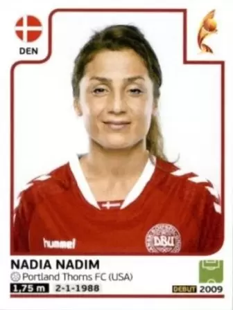 Women\'s Euro 2017 The Netherlands - Nadia Nadim - Denmark
