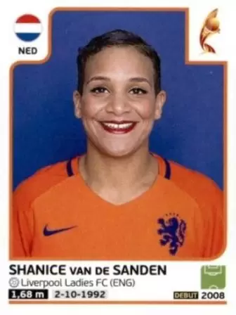 Niederlande Panini Frauen WM 2019 Sticker 401 Shanice van de Sanden 