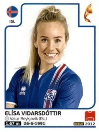 Women\'s Euro 2017 The Netherlands - Elísa Vidarsdóttir - Iceland