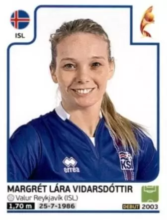 Women\'s Euro 2017 The Netherlands - Margrét Lára Vidarsdóttir - Iceland