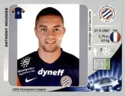 UEFA Champions League 2012/2013 - Anthony Mounier - Montpellier Hérault SC
