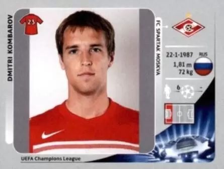 UEFA Champions League 2012/2013 - Dmitri Kombarov - FC Spartak Moskva