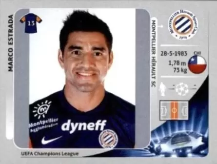 UEFA Champions League 2012/2013 - Marco Estrada - Montpellier Hérault SC